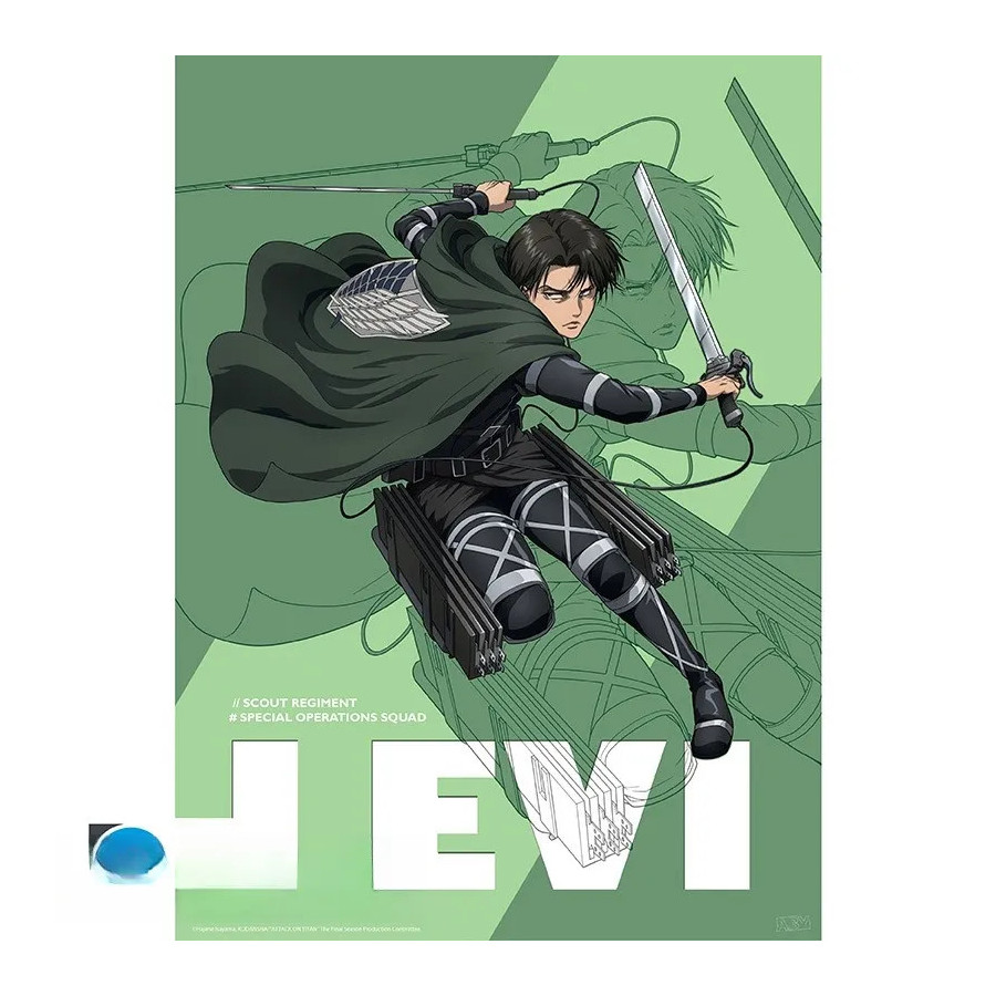 ATTACK ON TITAN - Poster Chibi 52x38 - S4 Levi