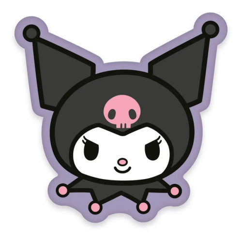 Sanrio oreiller Kuromi Face 36 cm
