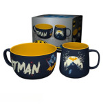 DC COMICS - Set Petit Déjeuner Mug + Bol - Batman