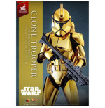 Star Wars figurine 1/6 Clone Trooper (Gold Chrome Version) Exclusive 30 cm