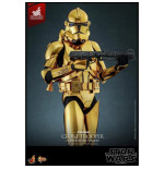 Star Wars figurine 1/6 Clone Trooper (Gold Chrome Version) Exclusive 30 cm