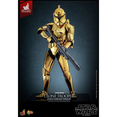 Star Wars figurine 1/6 Clone Trooper (Gold Chrome Version) Exclusive 30 cm