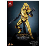 Star Wars figurine 1/6 Clone Trooper (Gold Chrome Version) Exclusive 30 cm