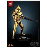 Star Wars figurine 1/6 Clone Trooper (Gold Chrome Version) Exclusive 30 cm
