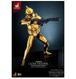 Star Wars figurine 1/6 Clone Trooper (Gold Chrome Version) Exclusive 30 cm