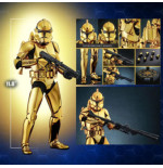 Star Wars figurine 1/6 Clone Trooper (Gold Chrome Version) Exclusive 30 cm