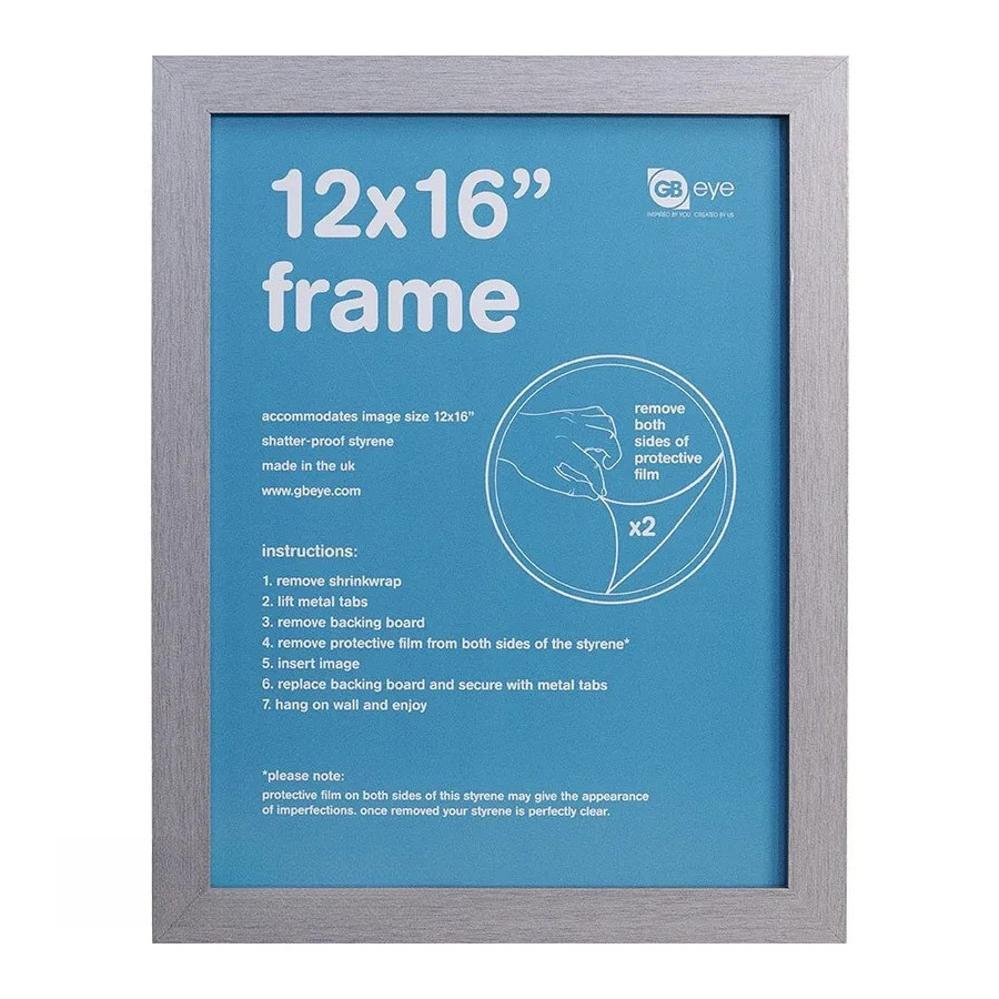 GBEYE - Cadre MDF Argent - 30 x 40 cm - PDC