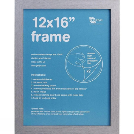 GBEYE - Cadre MDF Argent - 30 x 40 cm - PDC