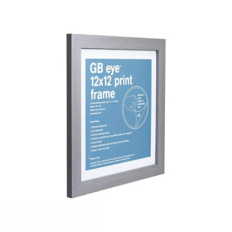 GBEYE - Cadre MDF Argent - 30,5 x 30,5 cm