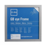 GBEYE - Cadre MDF Argent - 40 x 40 cm