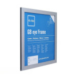 GBEYE - Cadre MDF Argent - 40 x 40 cm