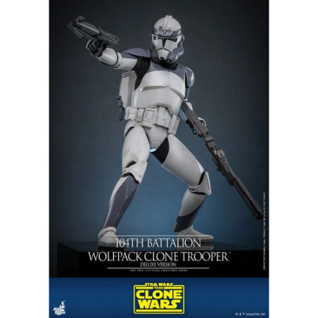 Star Wars The Clone Wars figurine 1/6 104th Battalion Wolfpack Clone Trooper Deluxe Version 30 cm