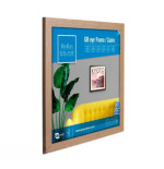 GBEYE - Cadre MDF Chêne - 40 x 40 cm