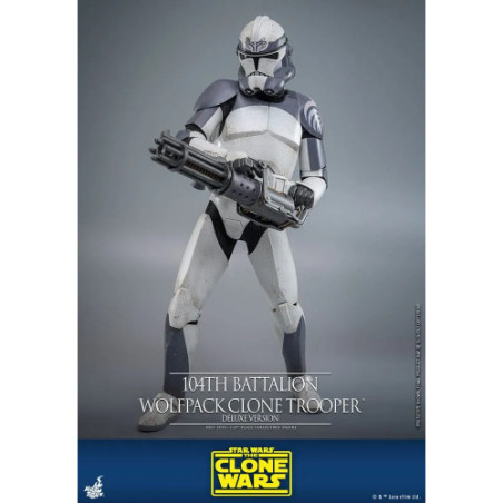 Star Wars The Clone Wars figurine 1/6 104th Battalion Wolfpack Clone Trooper Deluxe Version 30 cm