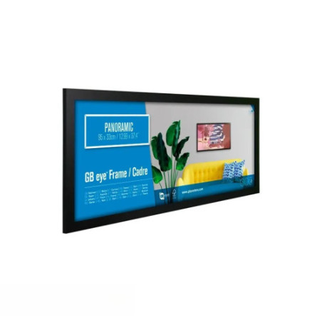 GBEYE - Cadre MDF Noir - 33 x 95 cm