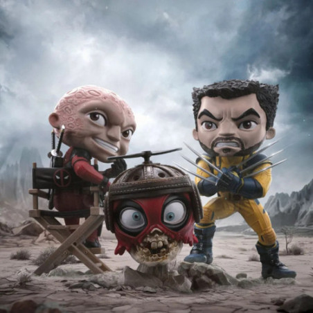 Deadpool et Wolverine figurine Mini Co. PVC Deadpool Unmasked 13 cm
