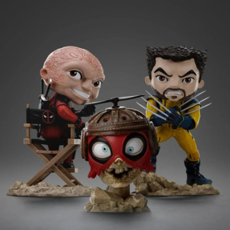 Deadpool et Wolverine figurine Mini Co. PVC Deadpool Unmasked 13 cm