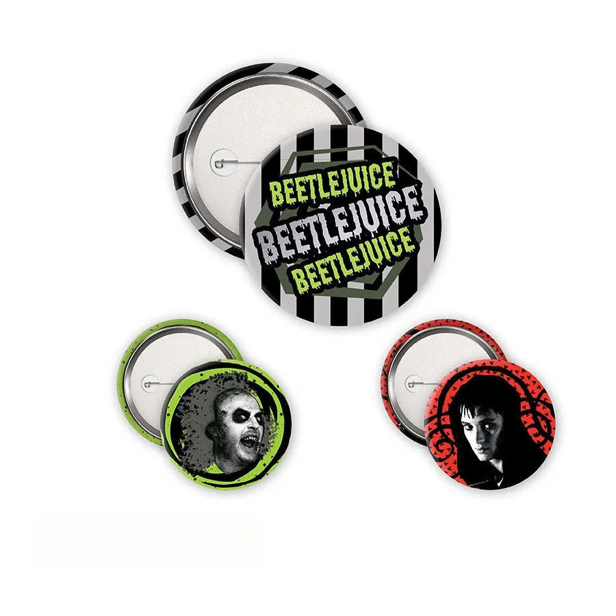 BEETLEJUICE - Pack de Badges - Beetlejuice Beetlejuice