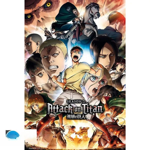 ATTACK ON TITAN - Poster Maxi 91,5x61 - S2 Key Art