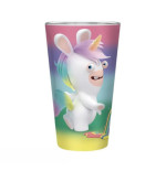 LAPINS CRETINS - Verre XXL - 400 ml - Arc en ciel - boîte