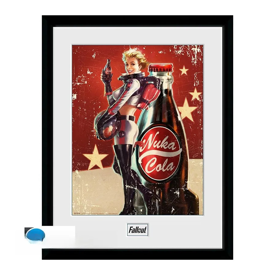 FALLOUT - Tirage encadré "Nuka Cola" (30x40)