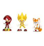 Sonic the Hedgehog pack 3 figurines Diecast Nano Metalfigs 5 cm