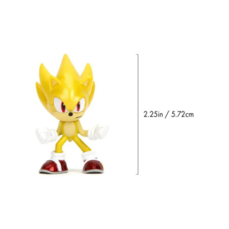 Sonic the Hedgehog pack 3 figurines Diecast Nano Metalfigs 5 cm