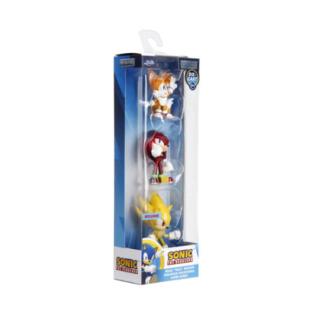 Sonic the Hedgehog pack 3 figurines Diecast Nano Metalfigs 5 cm