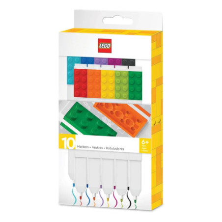 LEGO set de 10 feutres