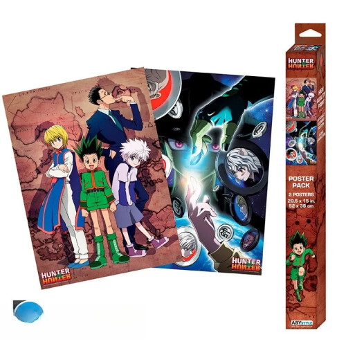 HUNTER X HUNTER - Set 2 Posters Chibi 52x38 - Groupes