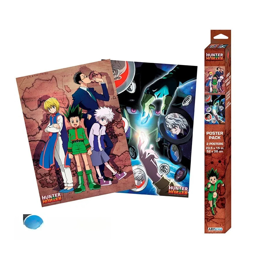 HUNTER X HUNTER - Set 2 Posters Chibi 52x38 - Groupes