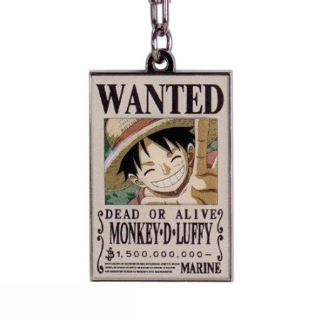 ONE PIECE - Porte-clés Wanted Luffy