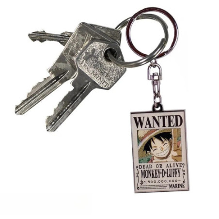 ONE PIECE - Porte-clés Wanted Luffy