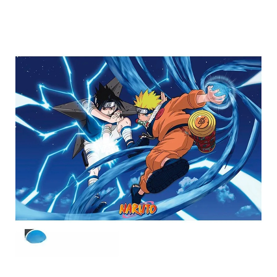 NARUTO - Poster Maxi 91,5x61 - Naruto & Sasuke