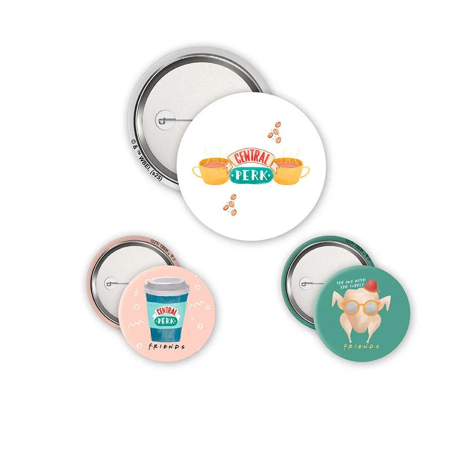 FRIENDS - Pack de Badges - Central Perk & Co