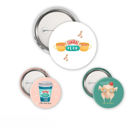 FRIENDS - Pack de Badges - Central Perk & Co