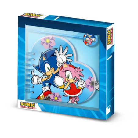 Sonic & Amy Journal intime Coffret cadeau