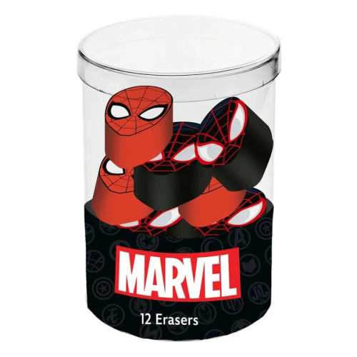 Spider-Man pack 12 gommes