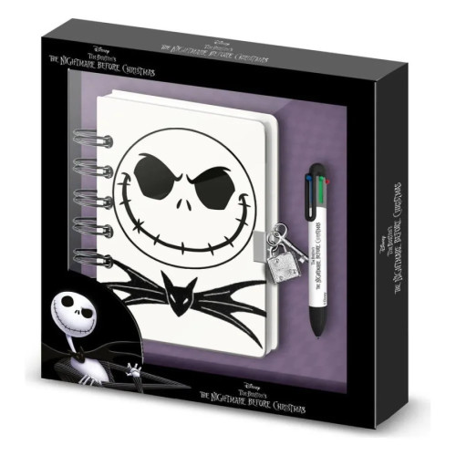 L´etrange Noël de Mr. Jack carnet de notes avec stylo set cadeau Jack