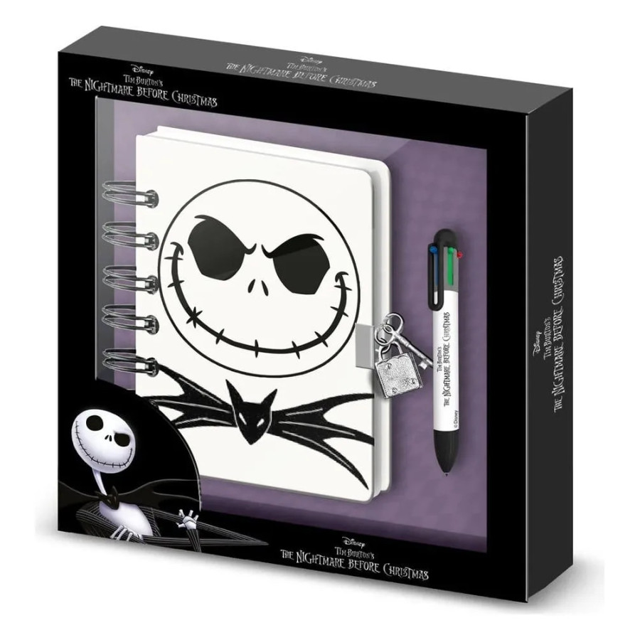 L´etrange Noël de Mr. Jack carnet de notes avec stylo set cadeau Jack