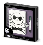 L´etrange Noël de Mr. Jack carnet de notes avec stylo set cadeau Jack