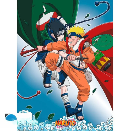NARUTO - Poster Chibi 52x38 - Naruto Vs Sasuke