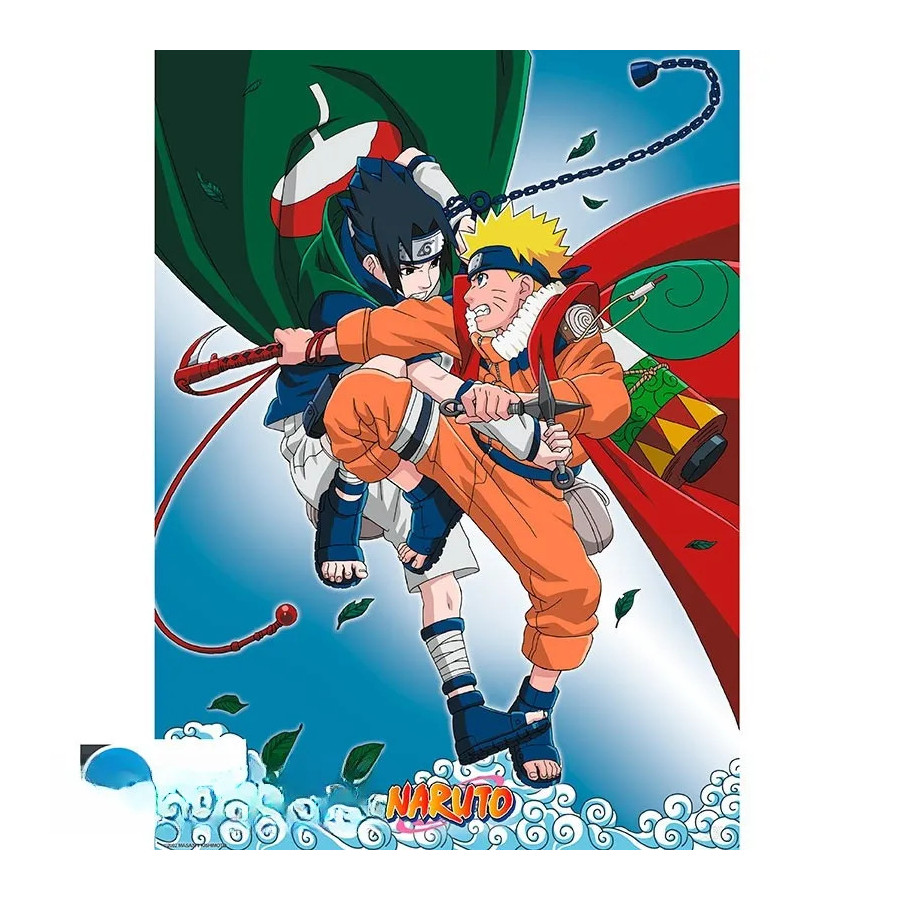 NARUTO - Poster Chibi 52x38 - Naruto Vs Sasuke