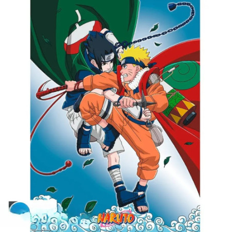 NARUTO - Poster Chibi 52x38 - Naruto Vs Sasuke