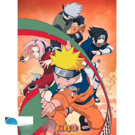 NARUTO - Poster Chibi 52x38 - Equipe 7