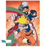 NARUTO - Poster Chibi 52x38 - Equipe 7