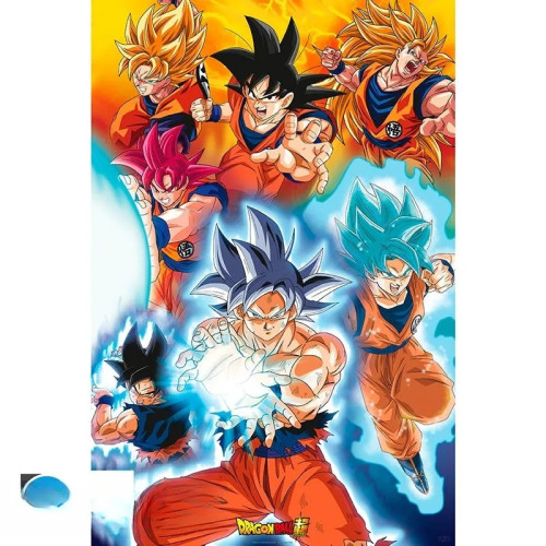 DRAGON BALL SUPER - Poster Maxi 91,5x61 FSC MIX - Transformations