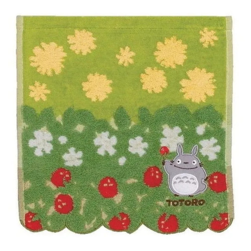 Mon voisin Totoro serviette de toilette Flowers & Stawberries 25 x 25 cm