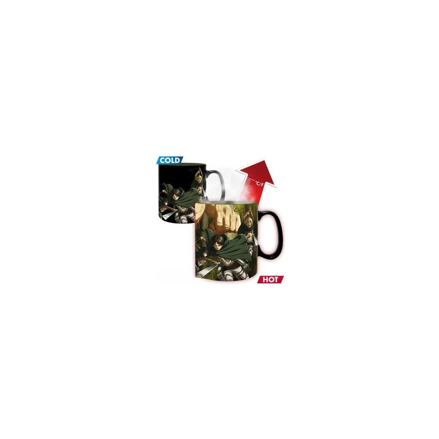 ATTACK ON TITAN - Mug Heat Change - 460 ml-TitanS3-pkg