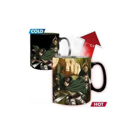 ATTACK ON TITAN - Mug Heat Change - 460 ml-TitanS3-pkg